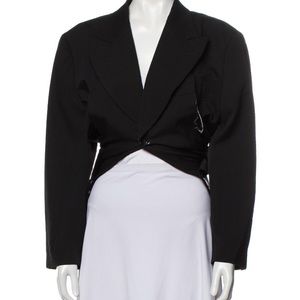 Comme des garçons wool evening jacket